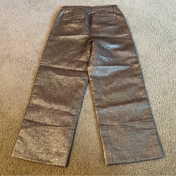 Madewell Slim Emmett Wide-Leg Crop Pants - Picture 4 of 5